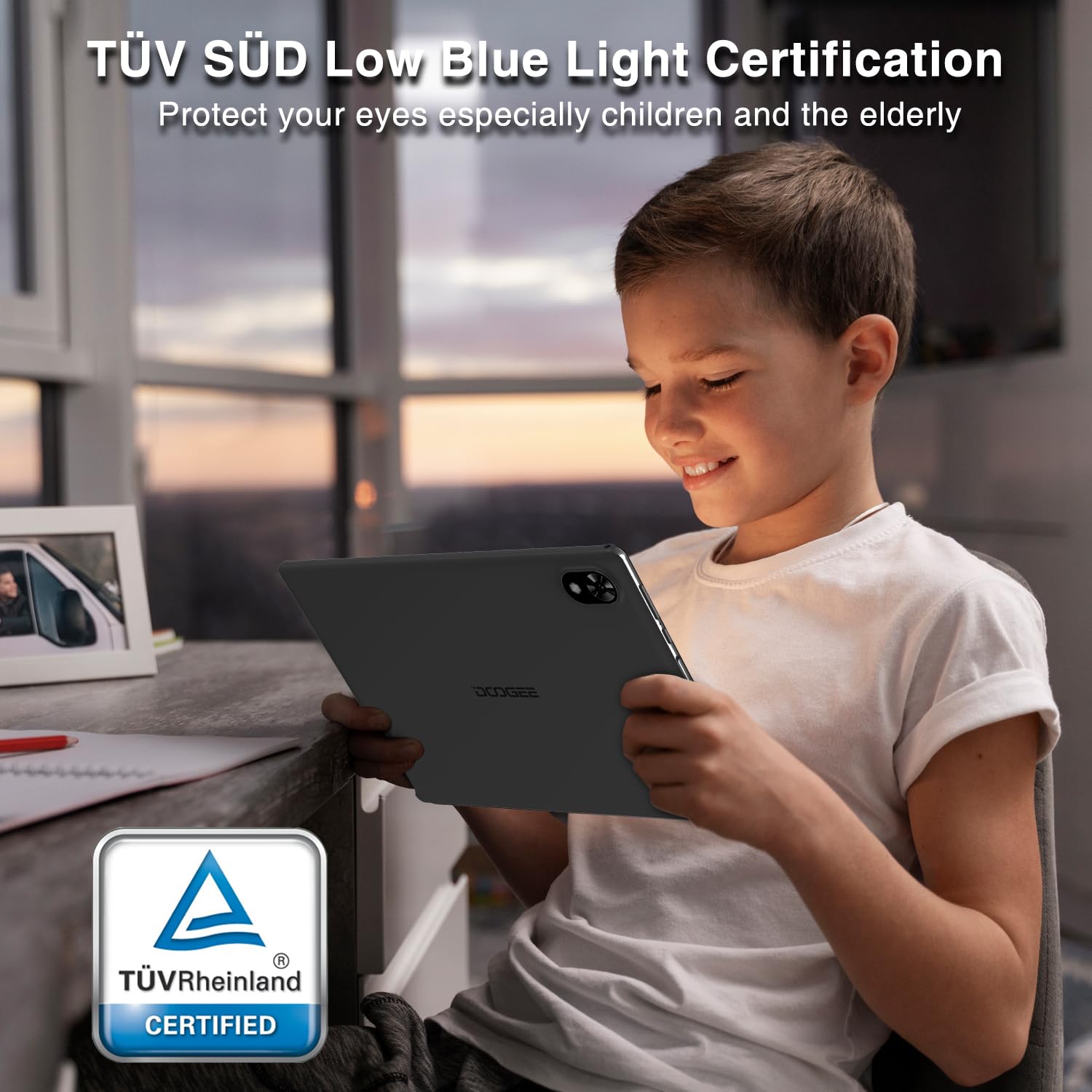 DOOGEE U9 Tablet Android 13, WiFi 6 Kinder-Tablet 10,1 Zoll 7 GB +